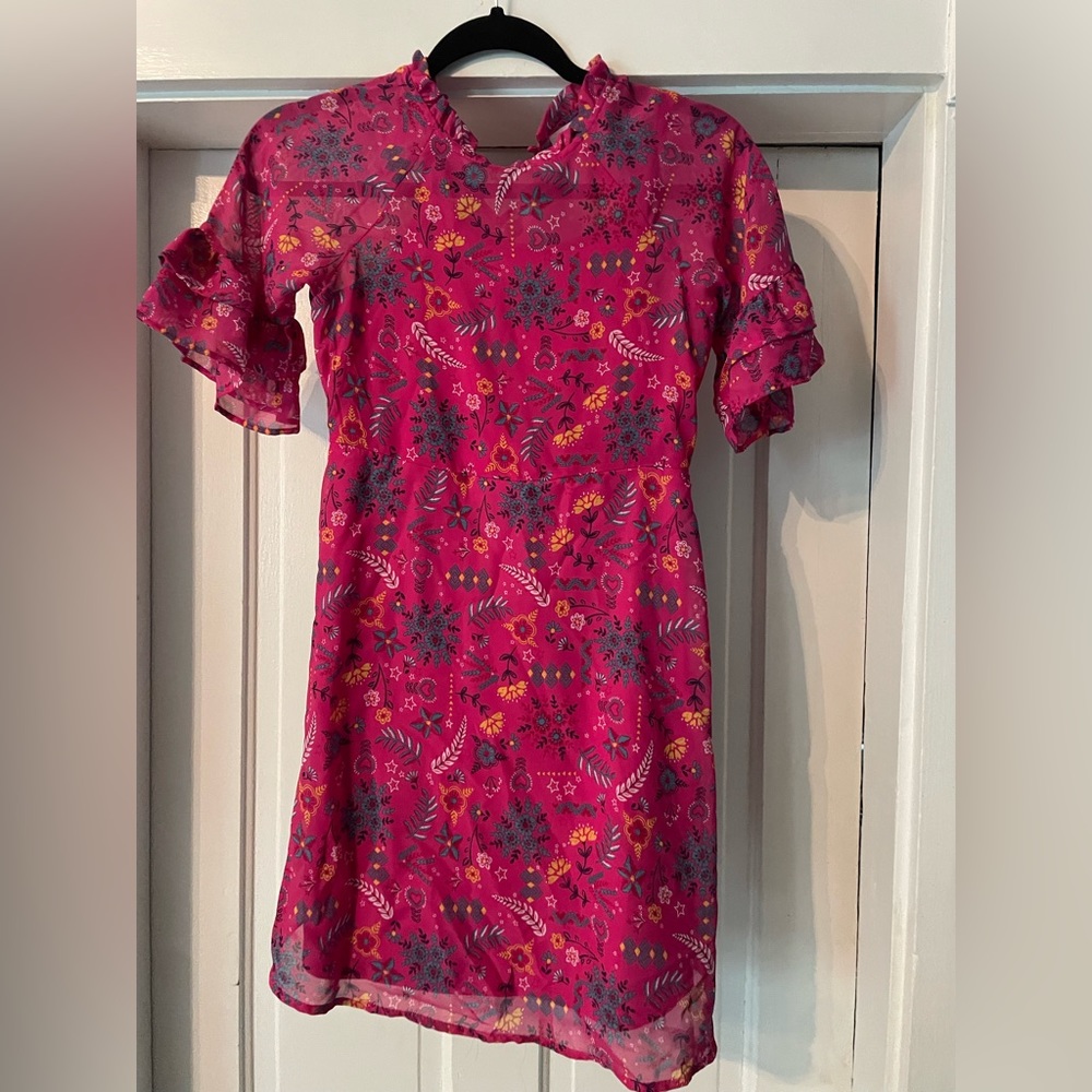 Very cute! Wonder Nation pink bohemian print dress